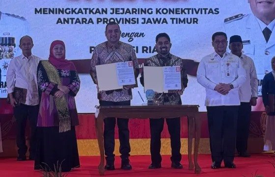 Investasi Provinsi Jawa Timur dan Provinsi Riau Memperkuat Perdagangan Antar Daerah