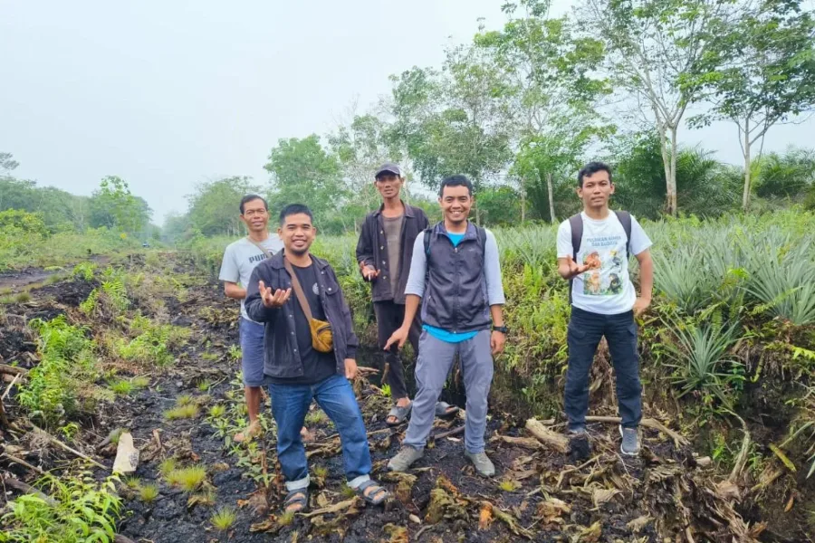 Cegah Karhutla Berulang, Gempur Bangun Sekat Kanal Restorasi Gambut di Kubu Raya