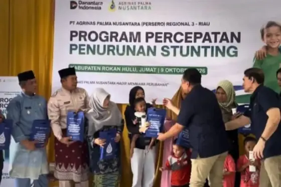 Tekan Stunting di Riau, Agrinas Palma Nusantara Intervensi Gizi Ibu dan Anak di Empat Kabupaten