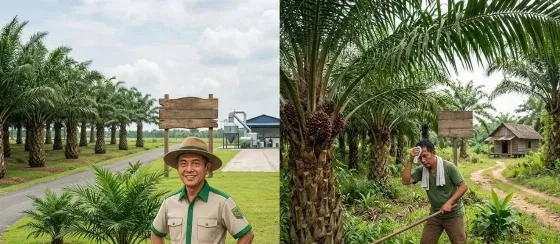 Peran Penting Petani Sawit Plasma dan Swadaya Dalam Rantai Pasok Sawit Nasional